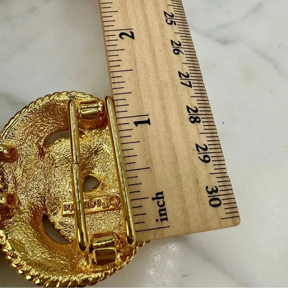 Vintage Paqette Signed Belt Buckle Set Rope Knot Design Dimensional Esta… - Picture 9 of 11